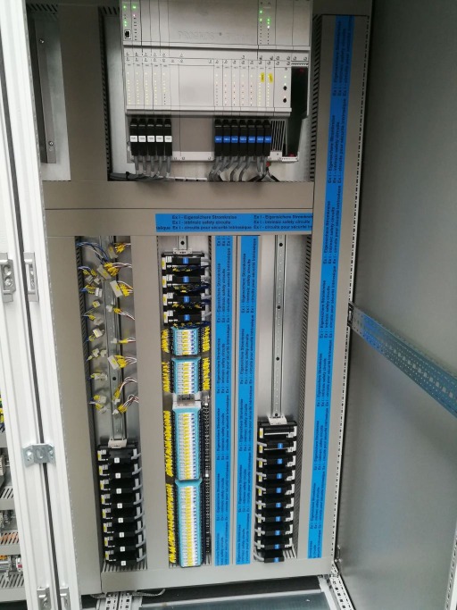 A PROGNOST Systems cabinet with the machine protection system PROGNOST-SILver.